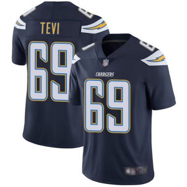 Los Angeles Chargers NFL Football Sam Tevi Navy Blue Jersey Youth Limited 69 Home Vapor Untouchable